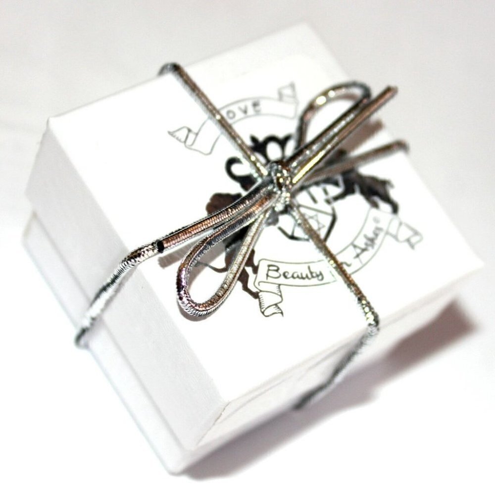 Zebra Pattern Band Silver - Ring 6 - Picture 4 of 5